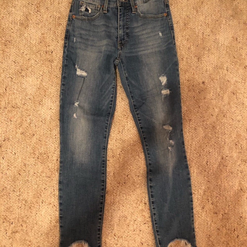 Lucky Bran High Rise Bridgette Skinny Jeans